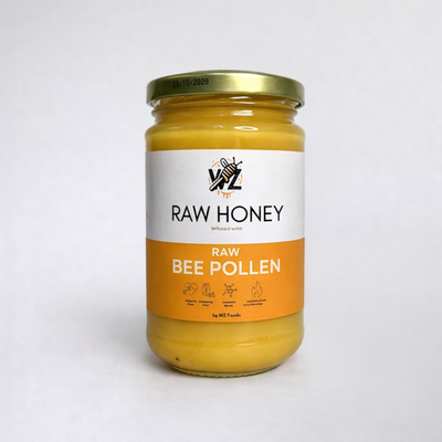 Bee Pollen Infused Raw Honey (400g)