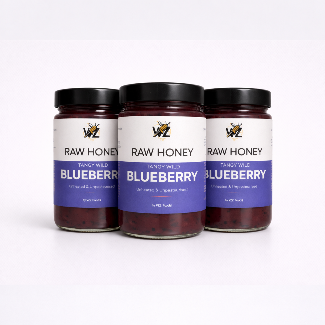 Raw Honey - Blueberry Infused