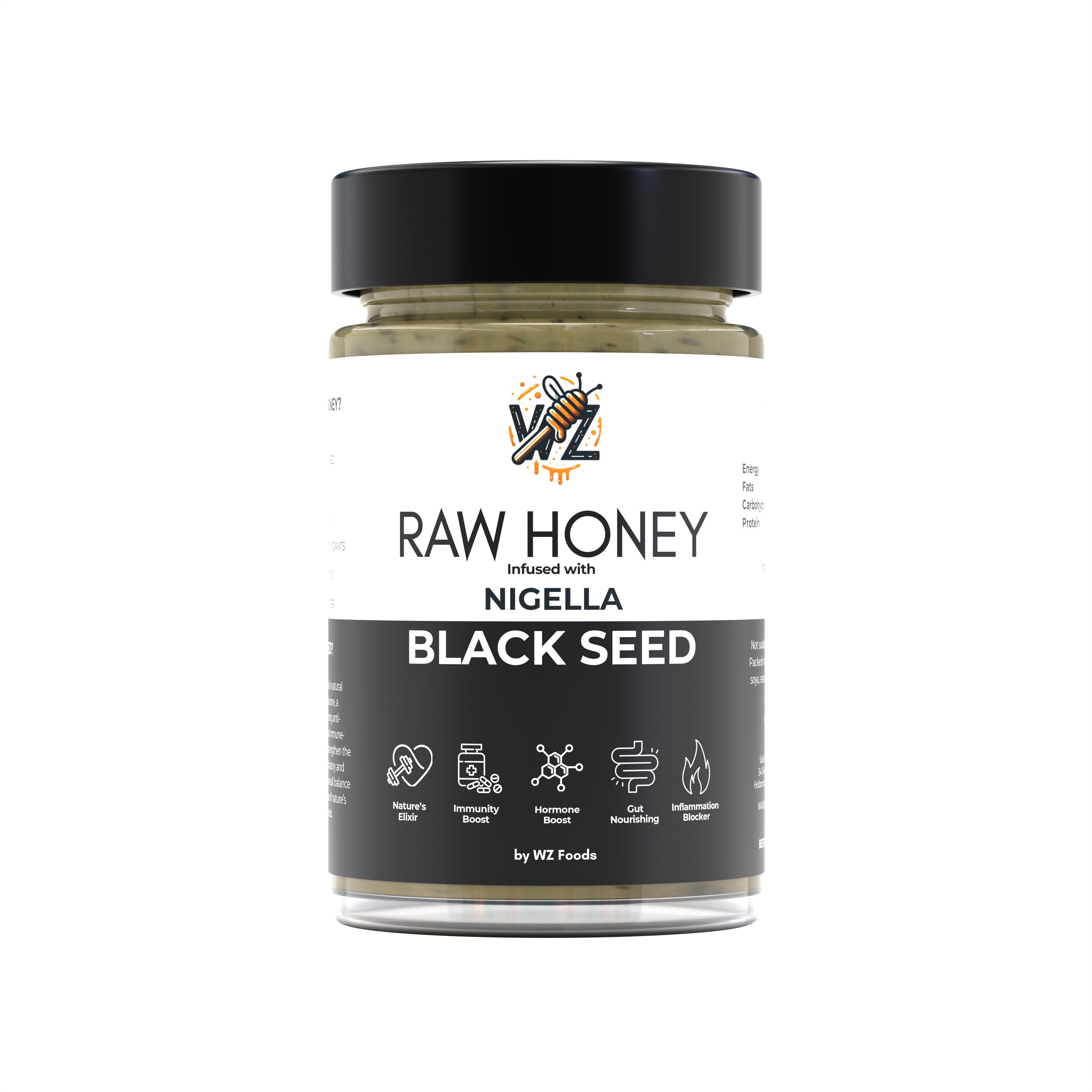 Black Seed Infused - Raw Honey