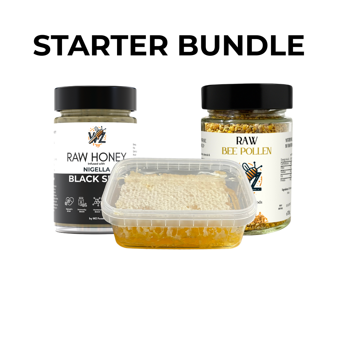 Honeycomb + Bee Pollen + Any Honey