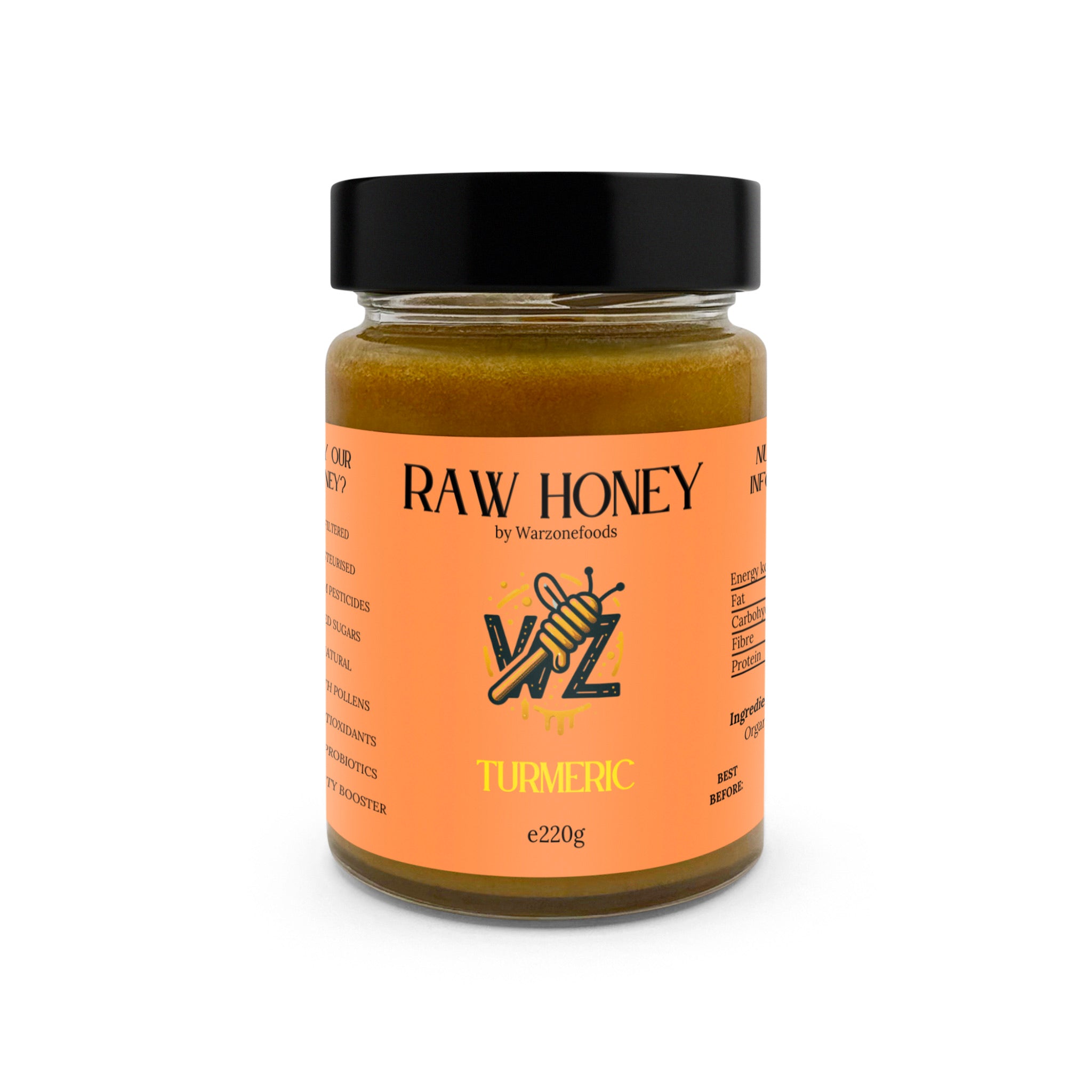 Raw Honey - Turmeric Infused